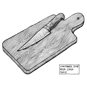 Chop - Marker sketch
