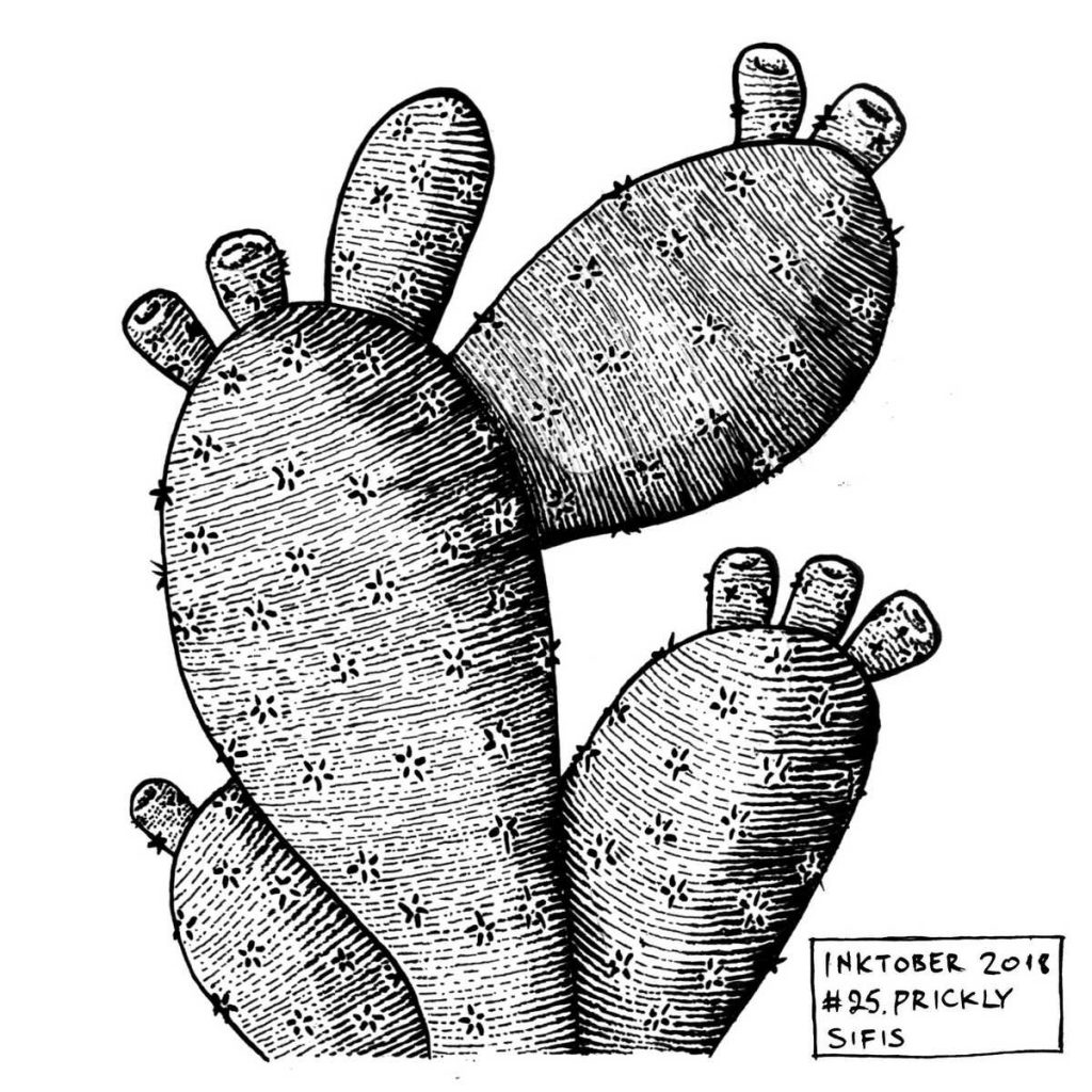 Prickly - Marker sketch