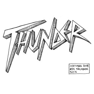Thunder - Marker sketch
