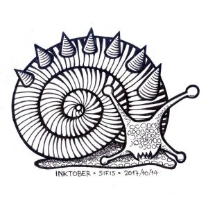 Fierce Snail - Marker sketch